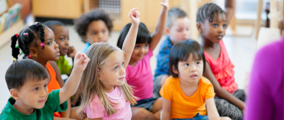 Preschooler at Precious People Preschool in Westfield, NJ.